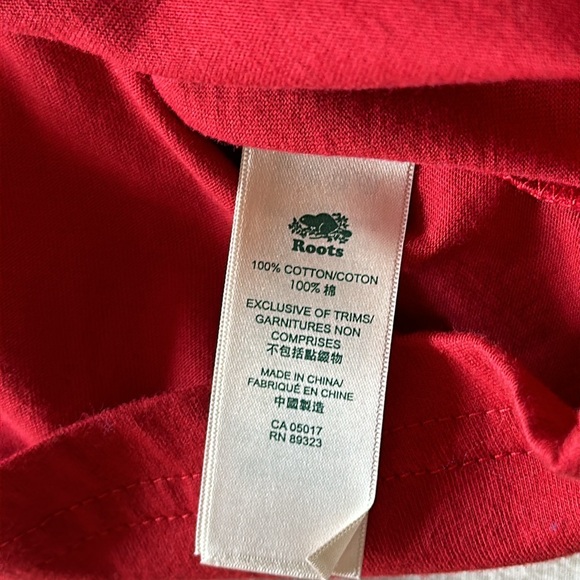 Roots youth girls t-shirt dress in red size 9-10 yrs (L) and 11-12 yrs (XL) - Picture 5 of 11